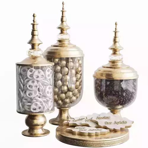 Candies cookies and chocolate