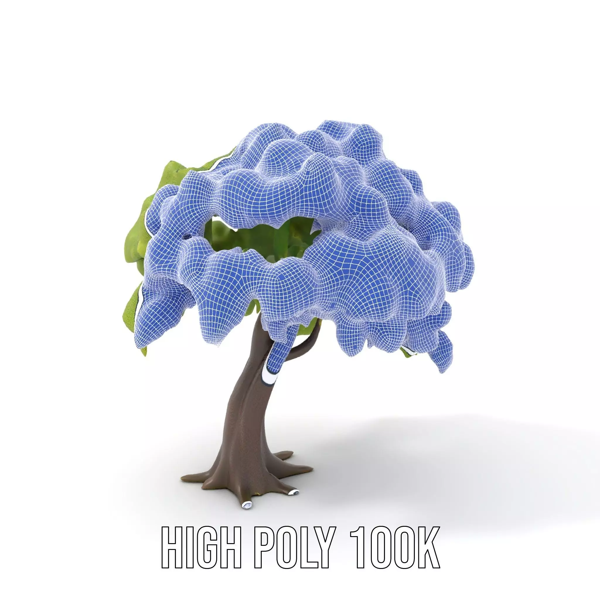 Lush Green Oak model pack Low-poly 3D model_4