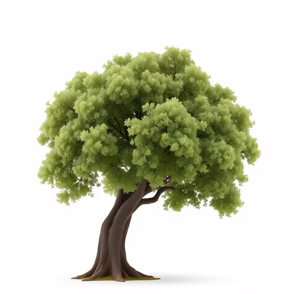 Lush Green Oak model pack Low-poly 3D model_2