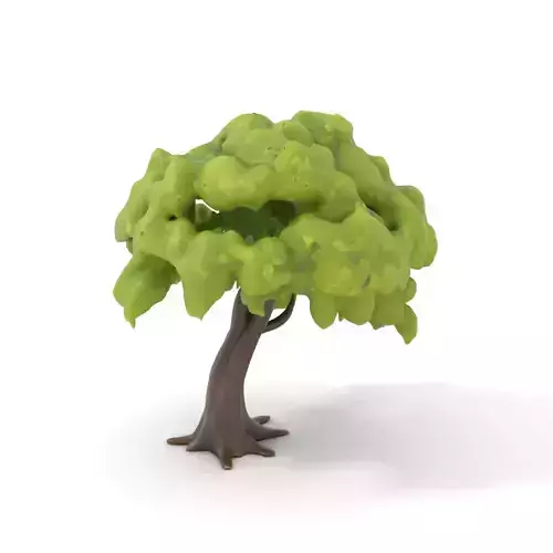 Lush Green Oak model pack Low-poly 3D model