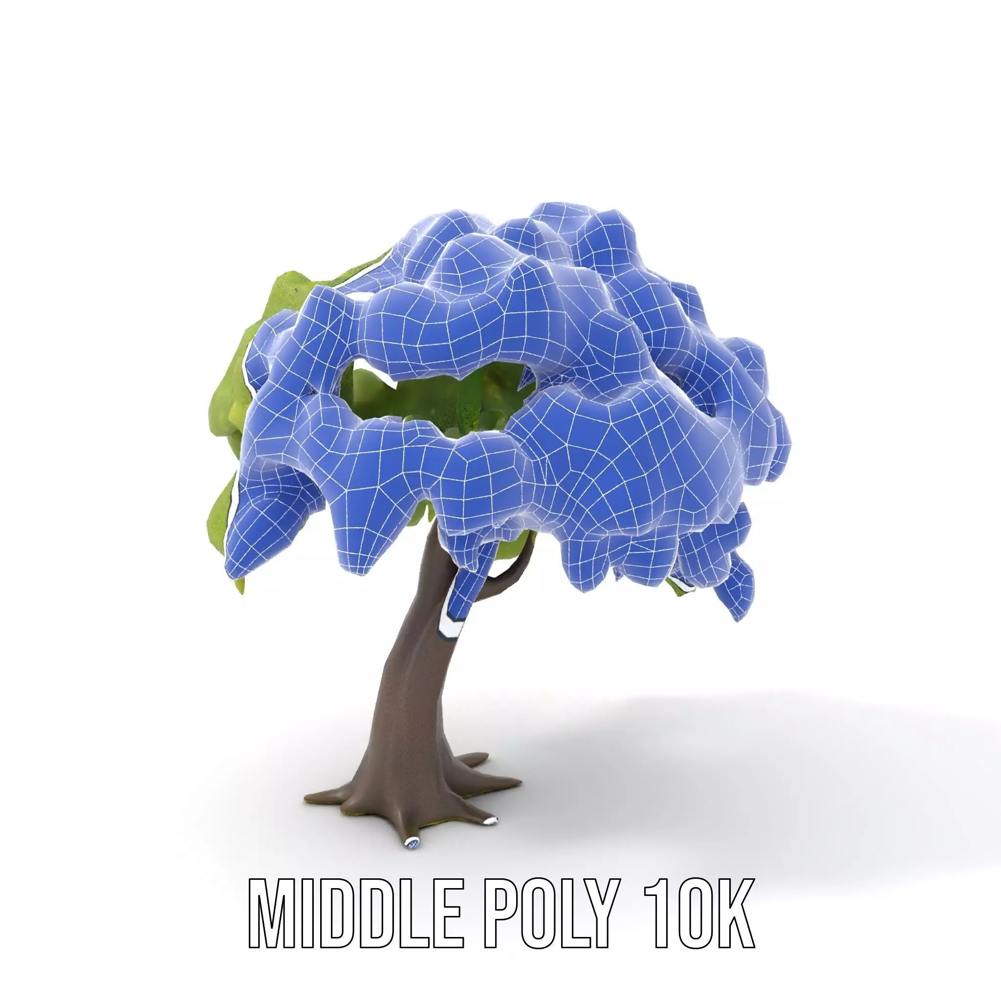 Lush Green Oak model pack Low-poly 3D model_13