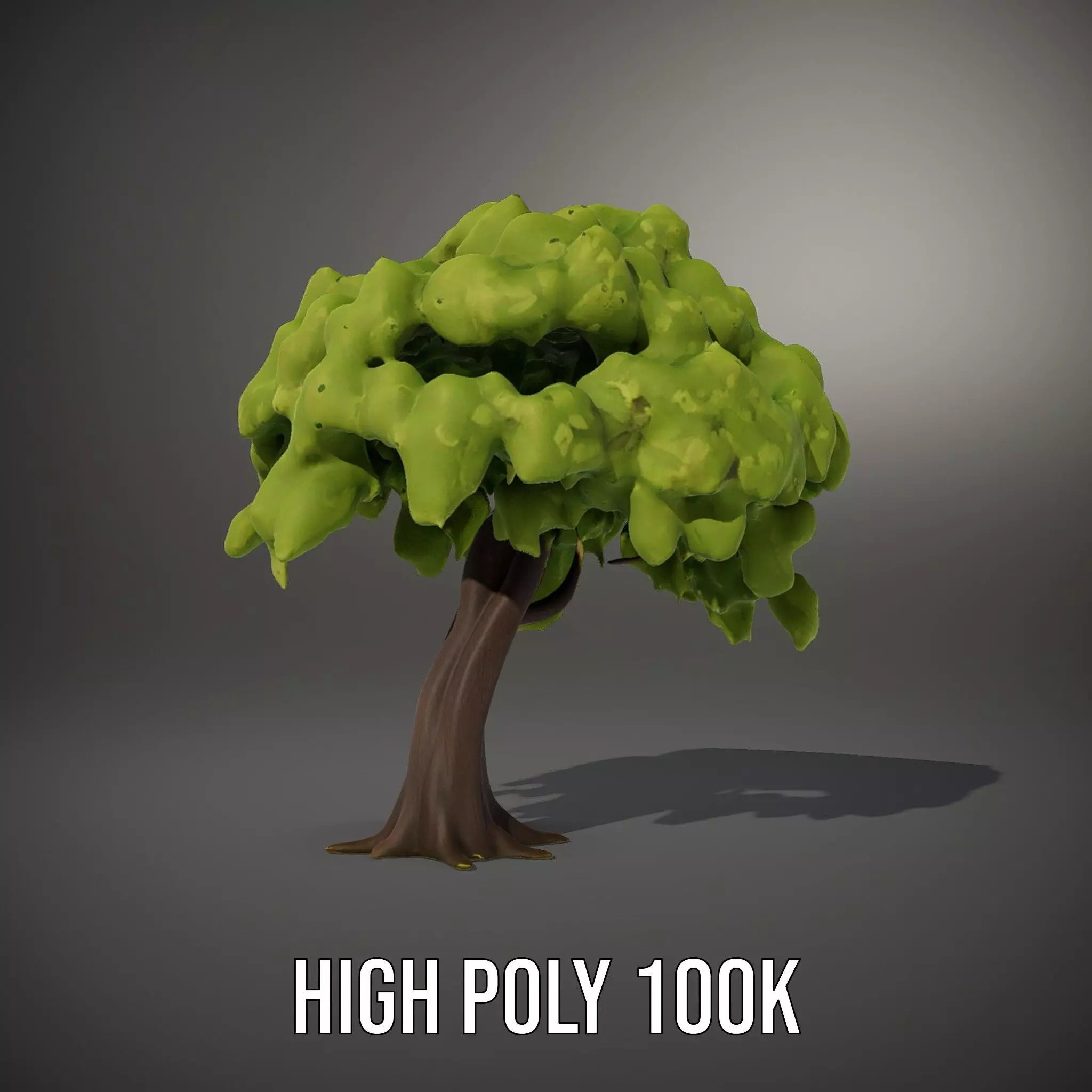 Lush Green Oak model pack Low-poly 3D model_10