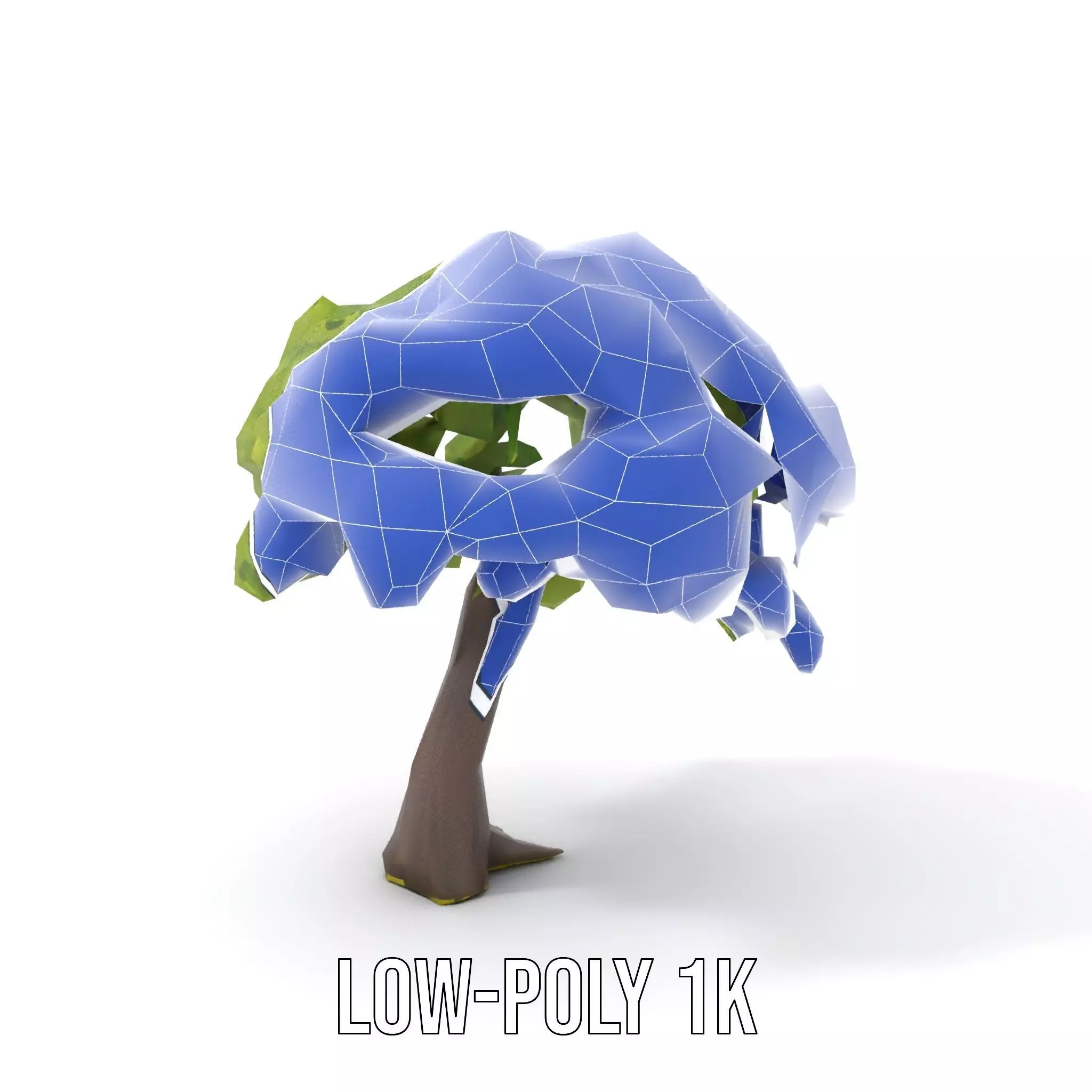 Lush Green Oak model pack Low-poly 3D model_21