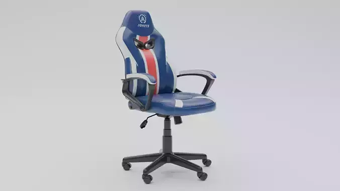 Gaming Chair Low-poly 3D model