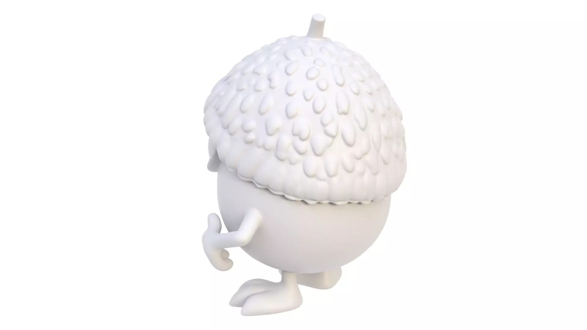 Acorn mutant 3D model_3