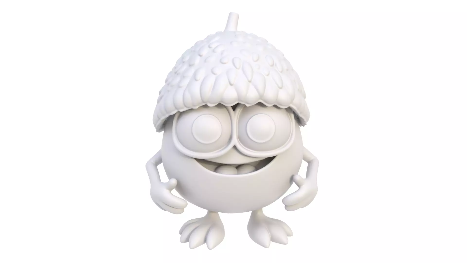 Acorn mutant 3D model_7