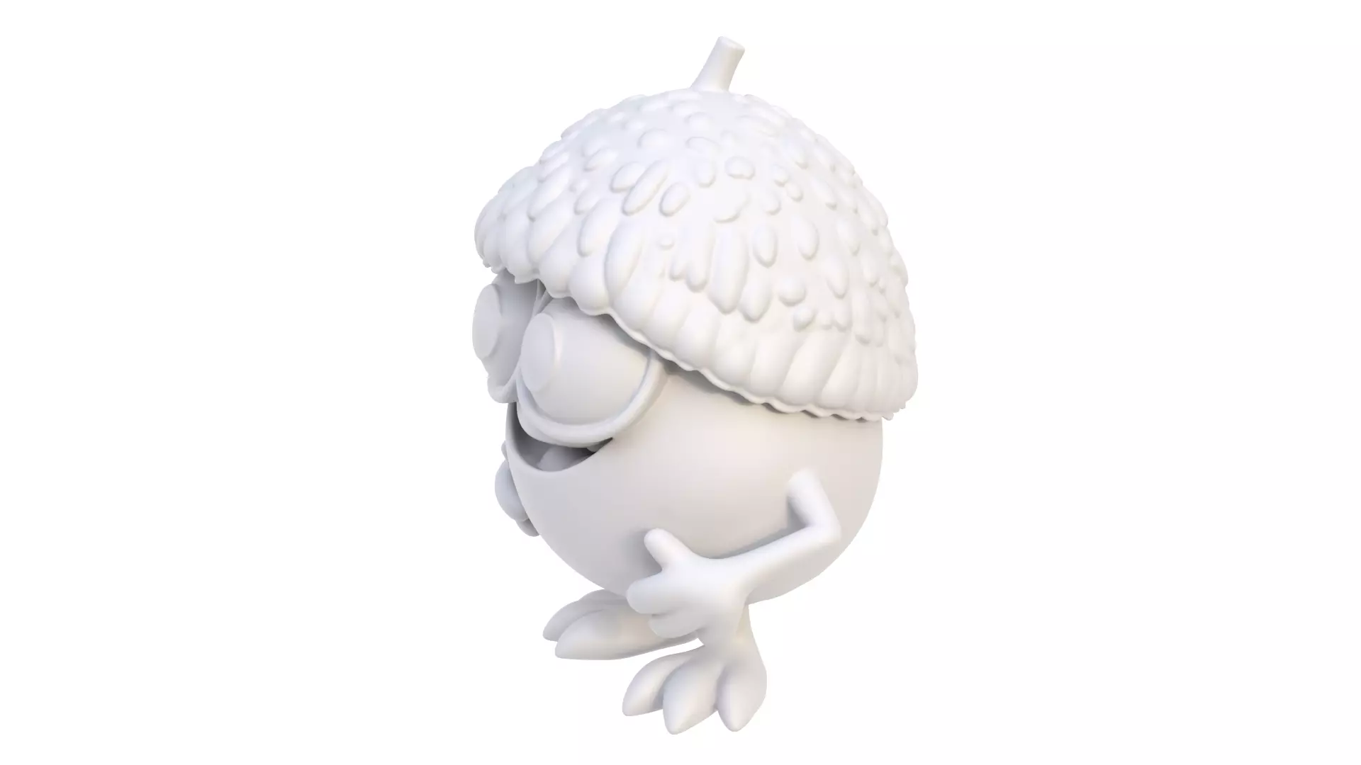 Acorn mutant 3D model_2