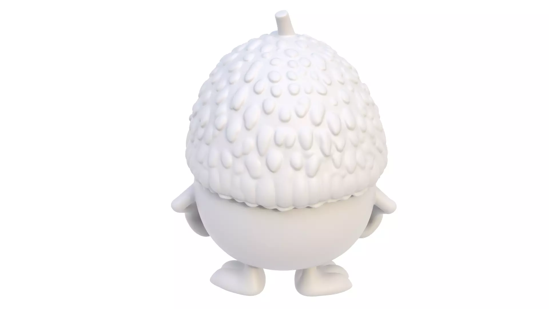 Acorn mutant 3D model_4