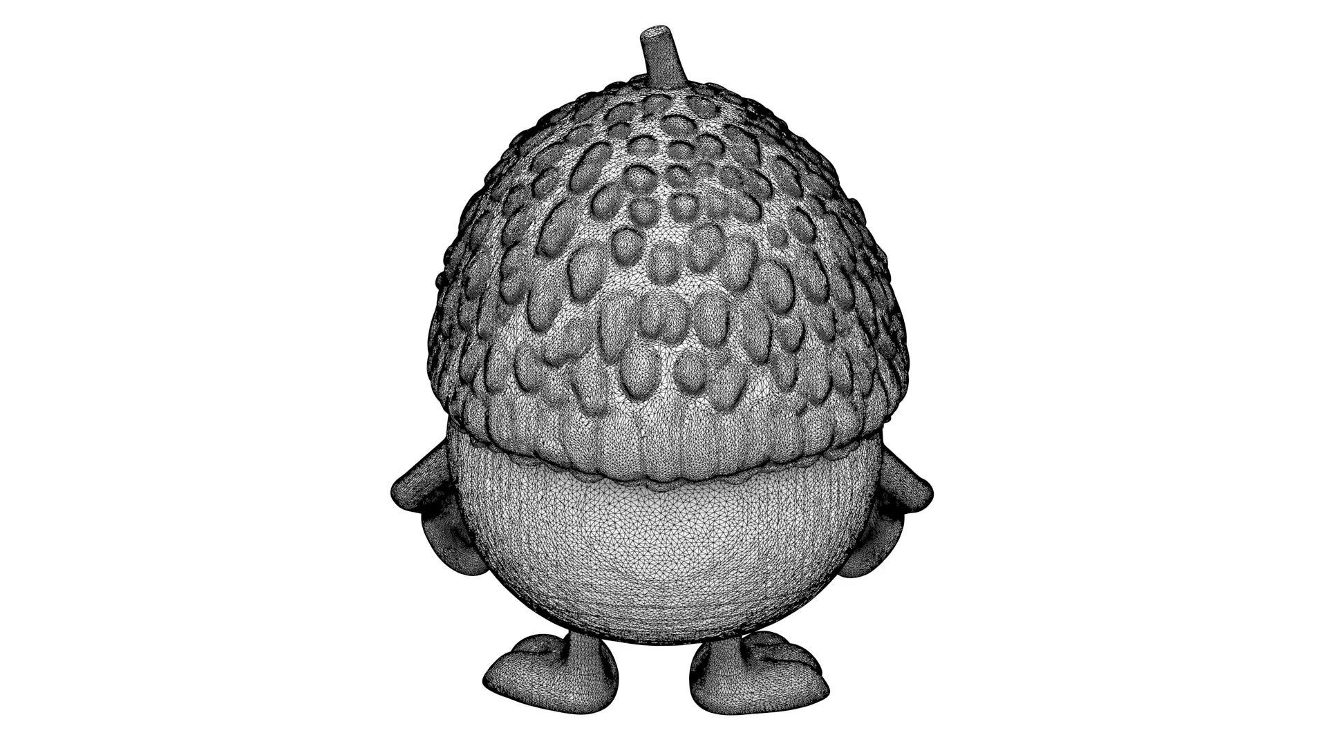 Acorn mutant 3D model_9