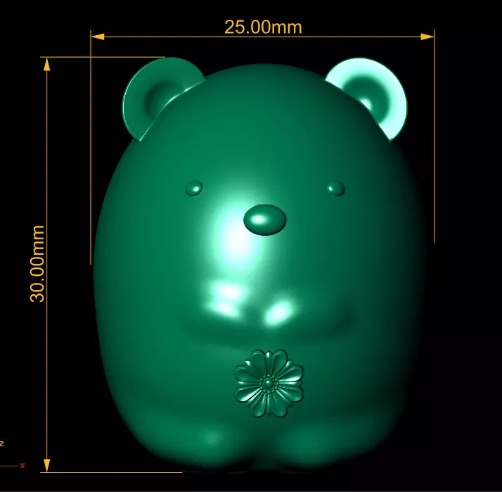  pink Pochacco  toy 3d printable model  3D print model_3