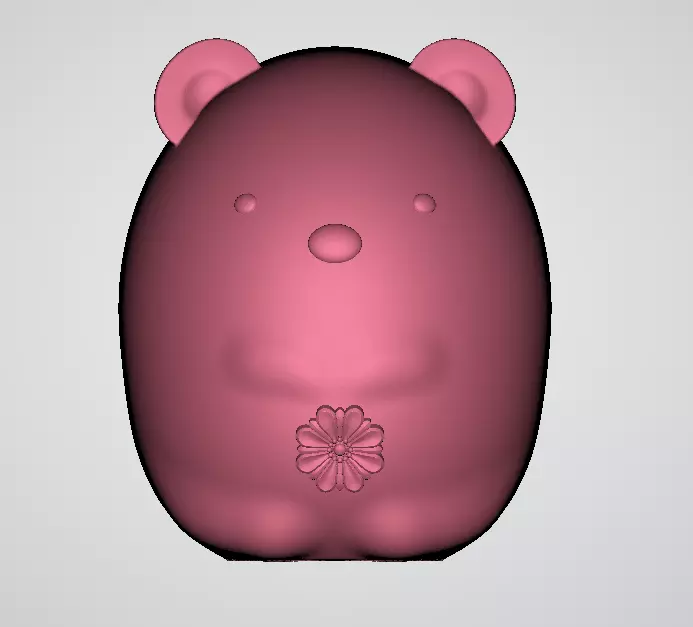  pink Pochacco  toy 3d printable model  3D print model_4