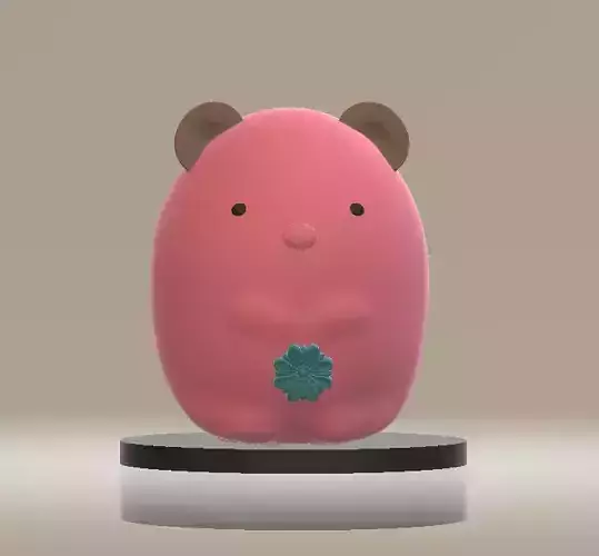  pink Pochacco  toy 3d printable model 