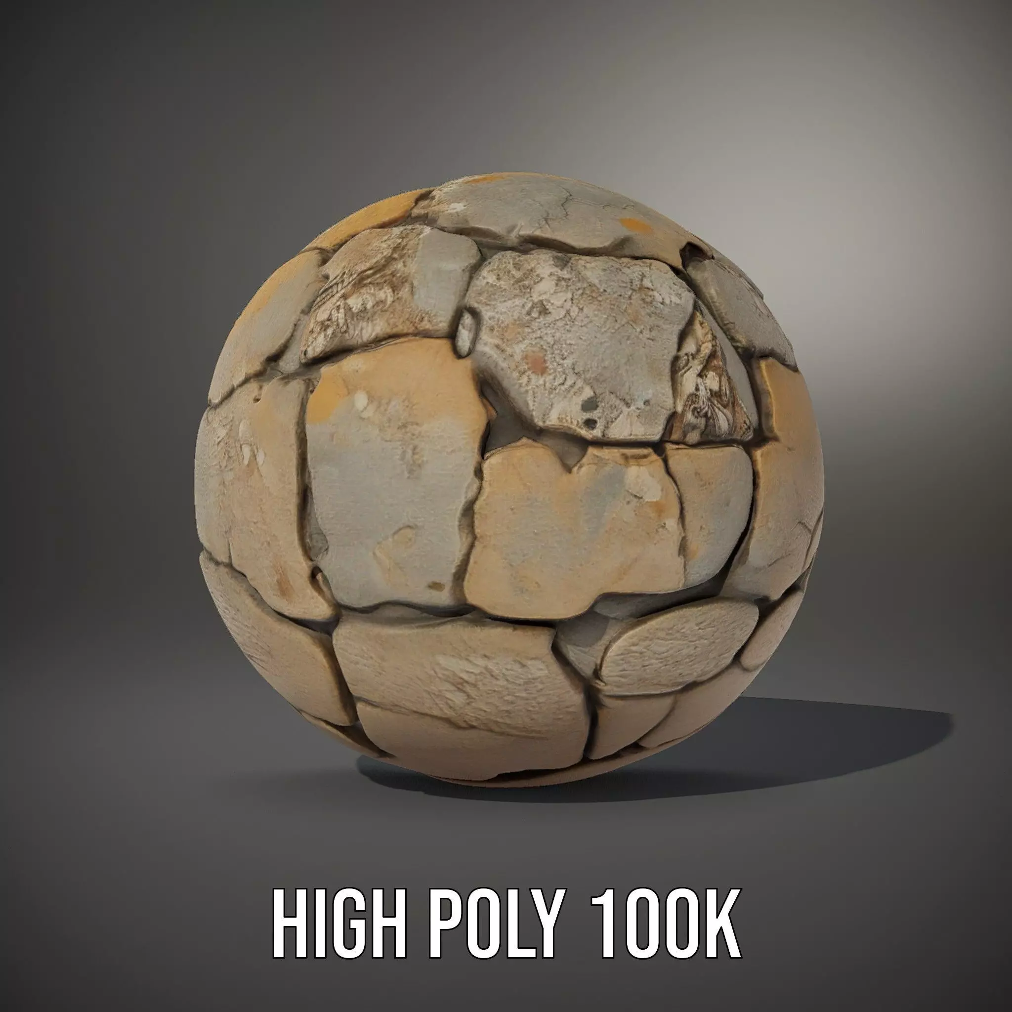 Cracked Stone Surface model pack Texture_15