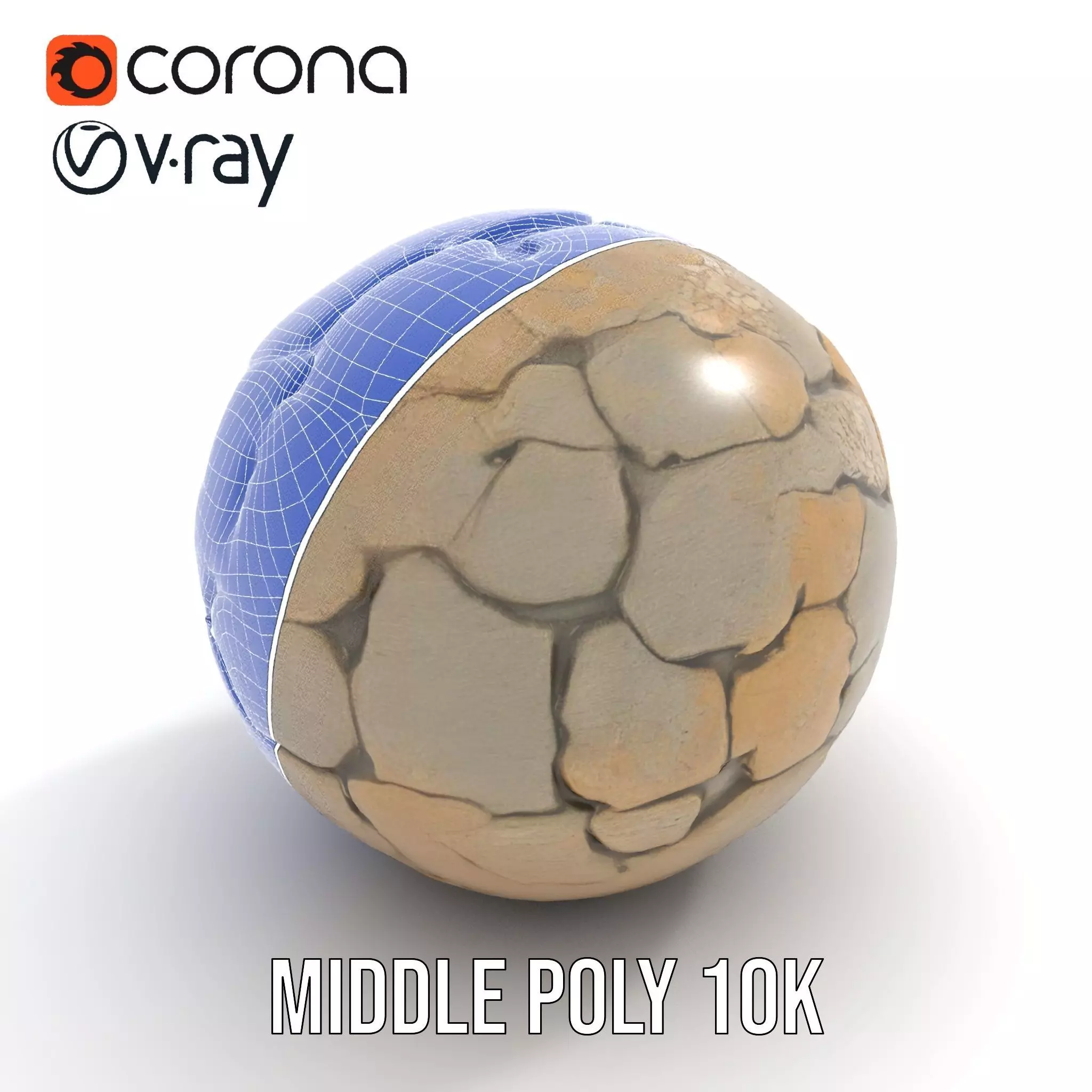 Cracked Stone Surface model pack Texture_16