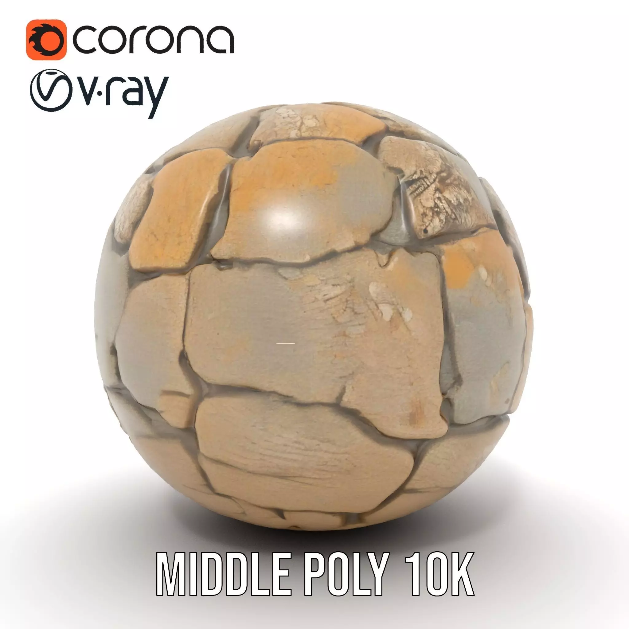 Cracked Stone Surface model pack Texture_6