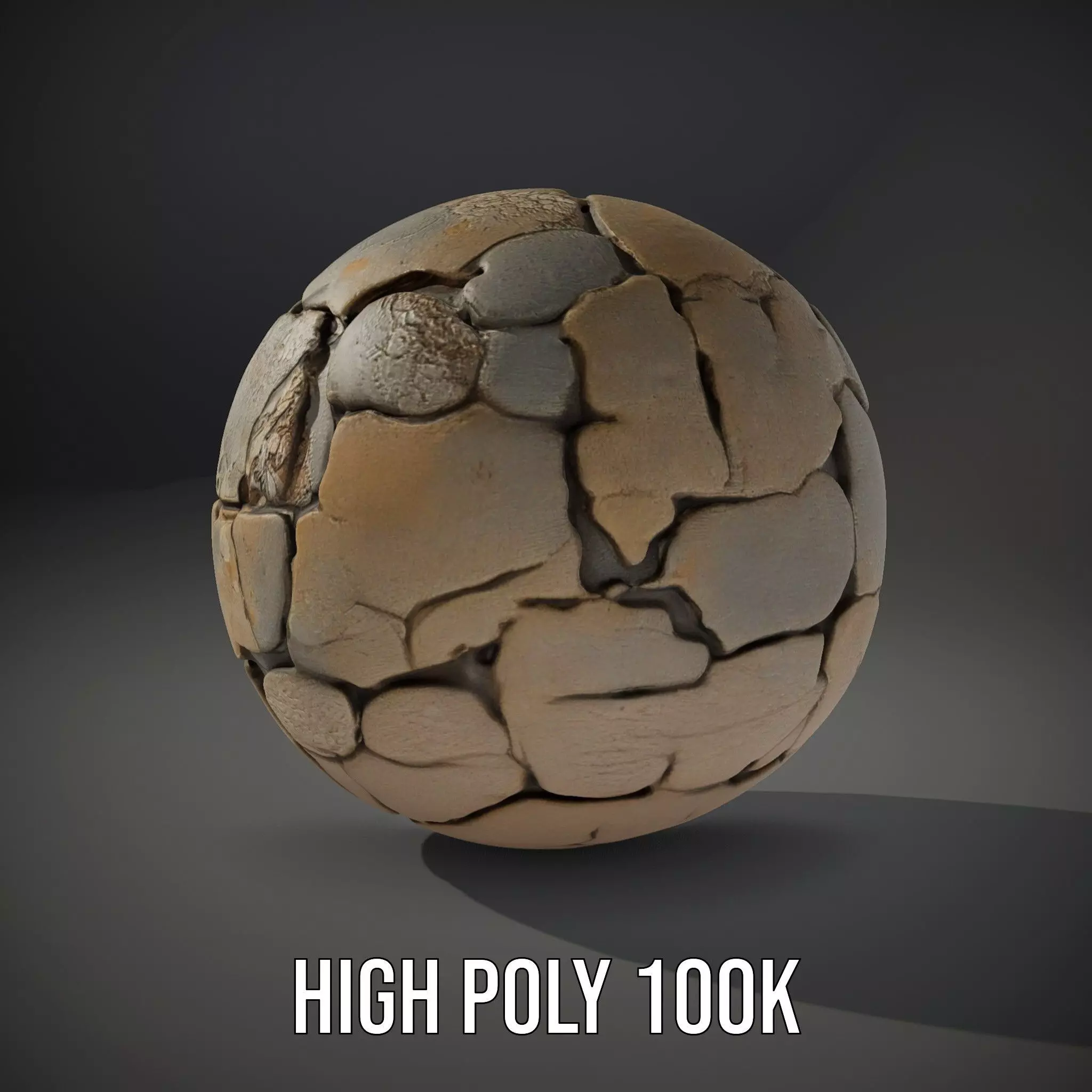 Cracked Stone Surface model pack Texture_12