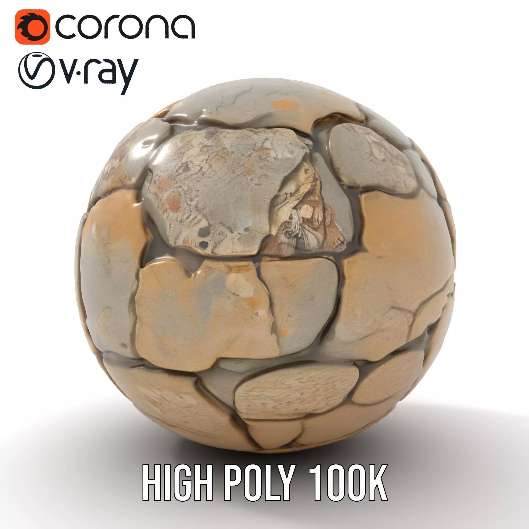 Cracked Stone Surface model pack Texture_23