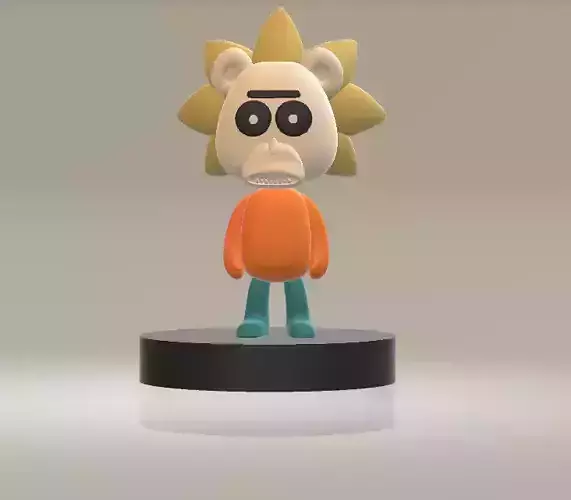 TEDDY RICK RICK UND MORTY 3d printable model  3D print model