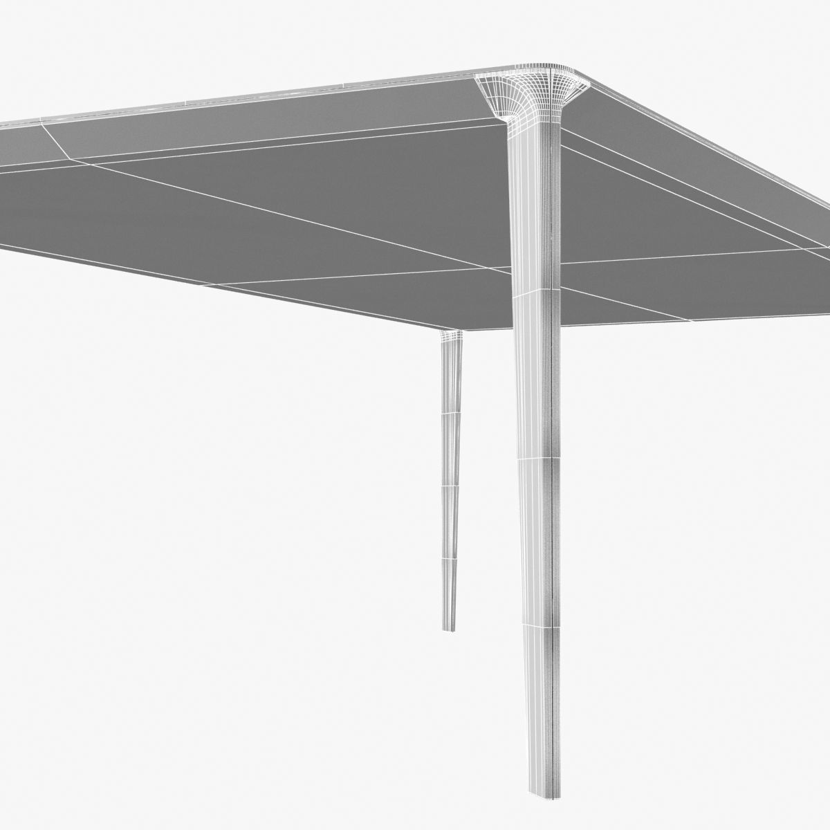 Holly Hunt shadow dining table 3D model_10