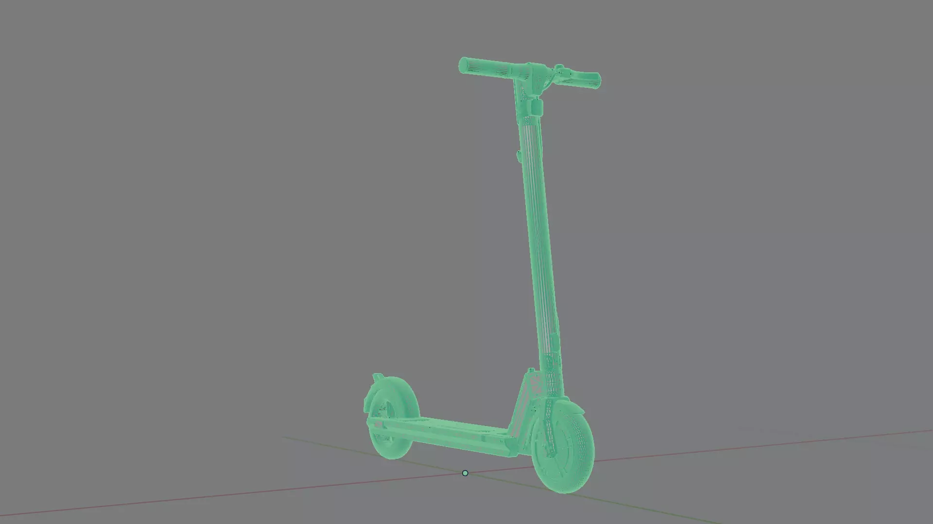 Electrical cycle Low-poly 3D model_10
