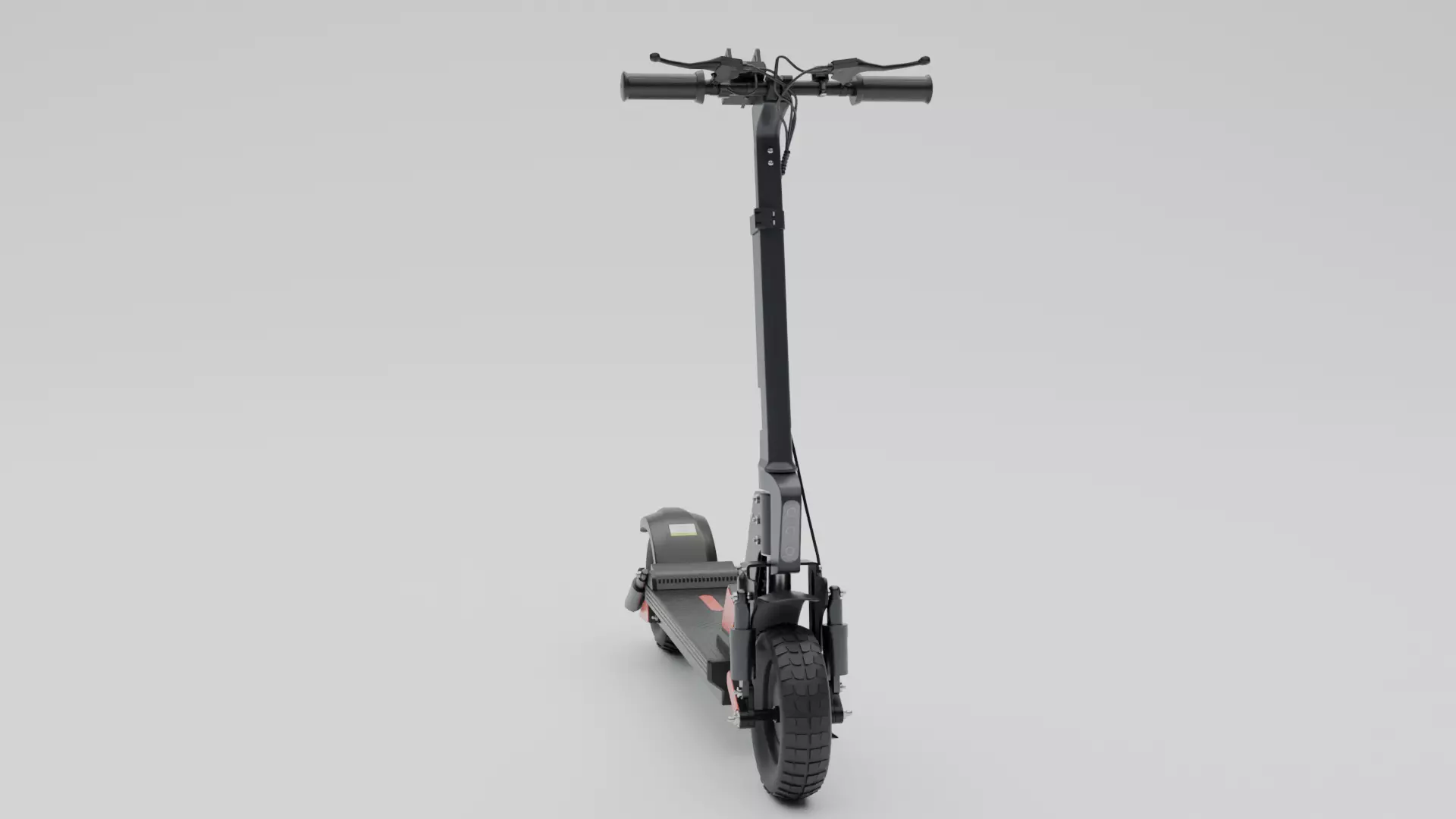 Electrical Cycle Low-poly 3D model_2