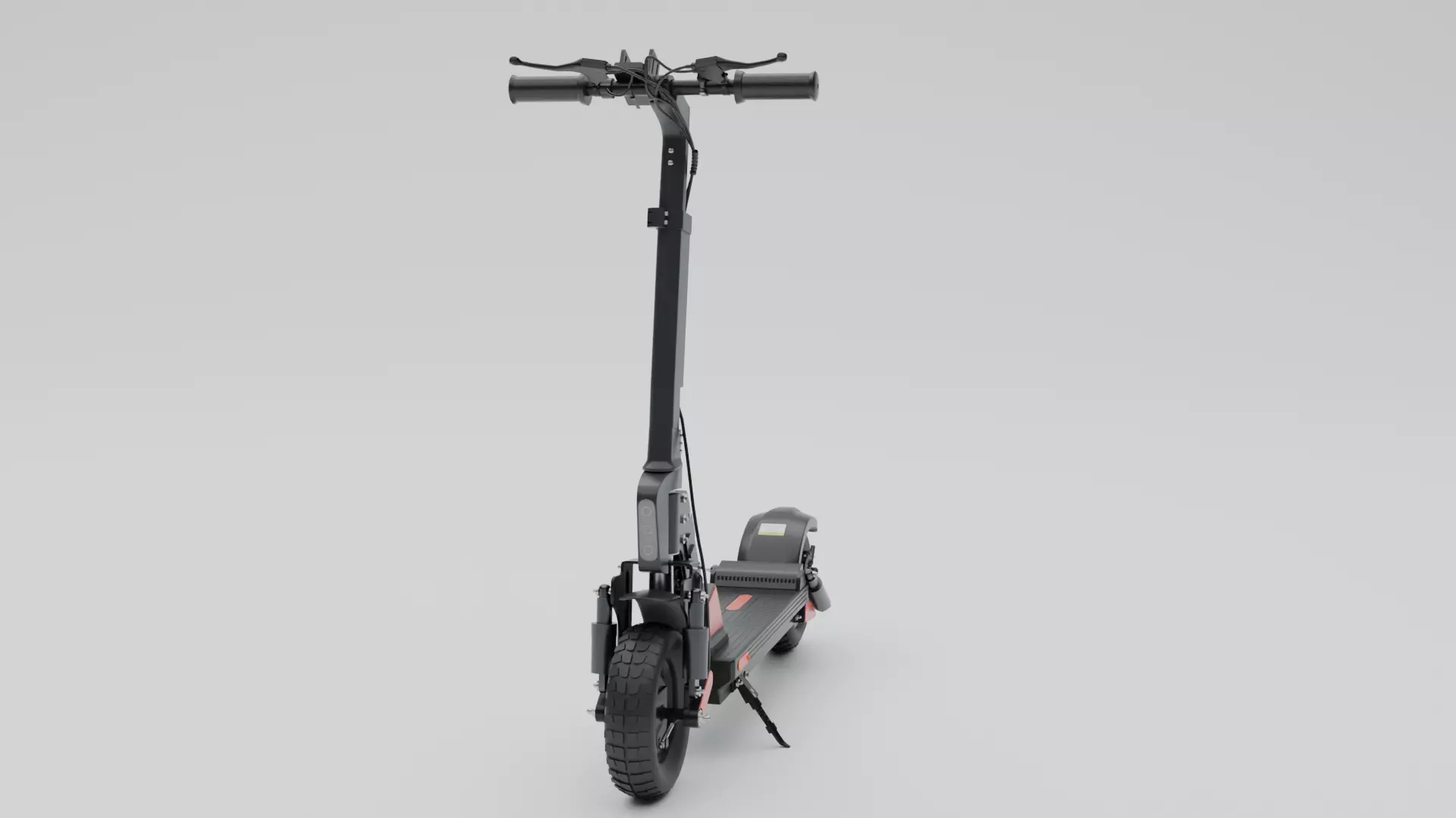 Electrical Cycle Low-poly 3D model_8