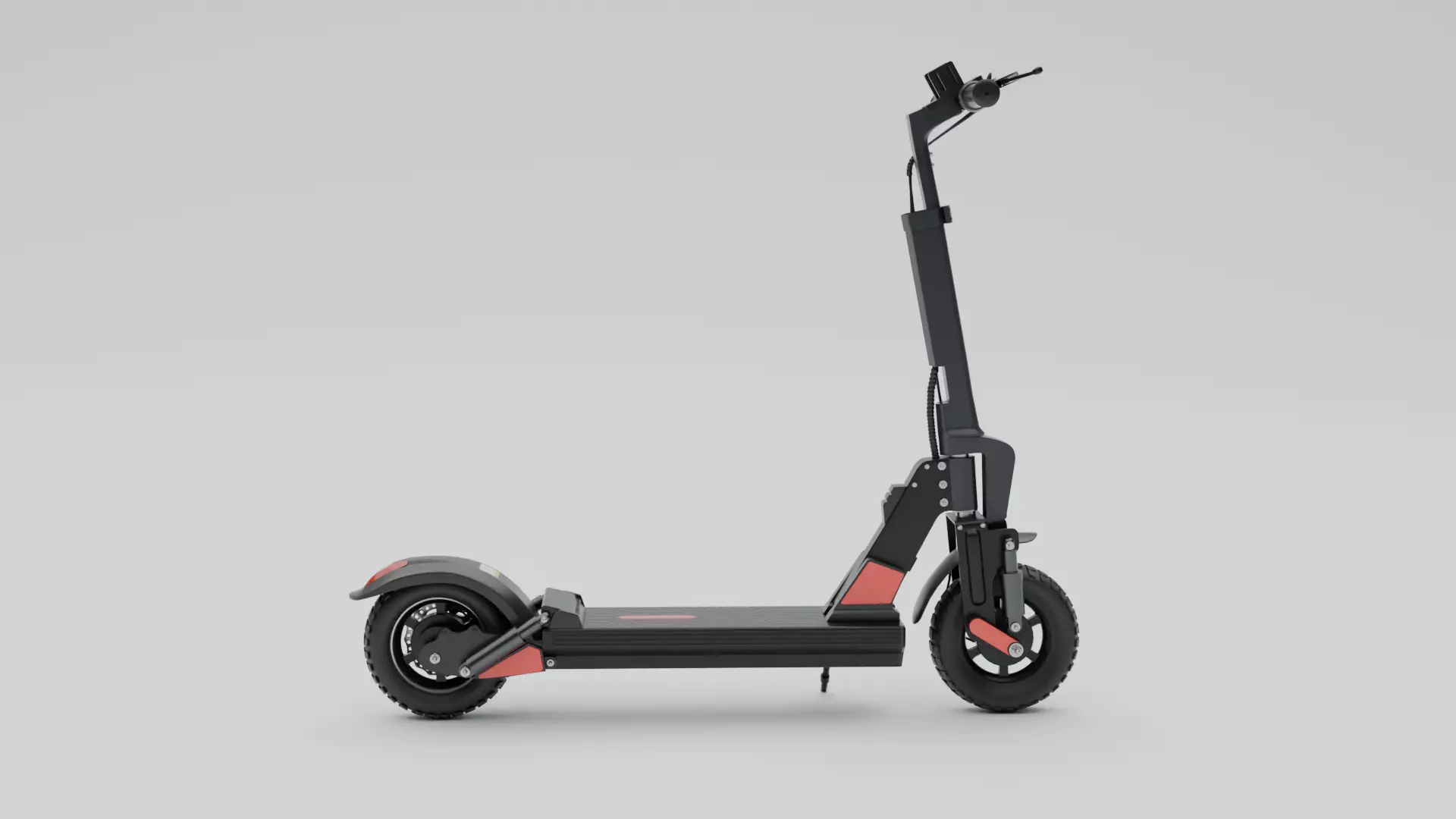 Electrical Cycle Low-poly 3D model_3