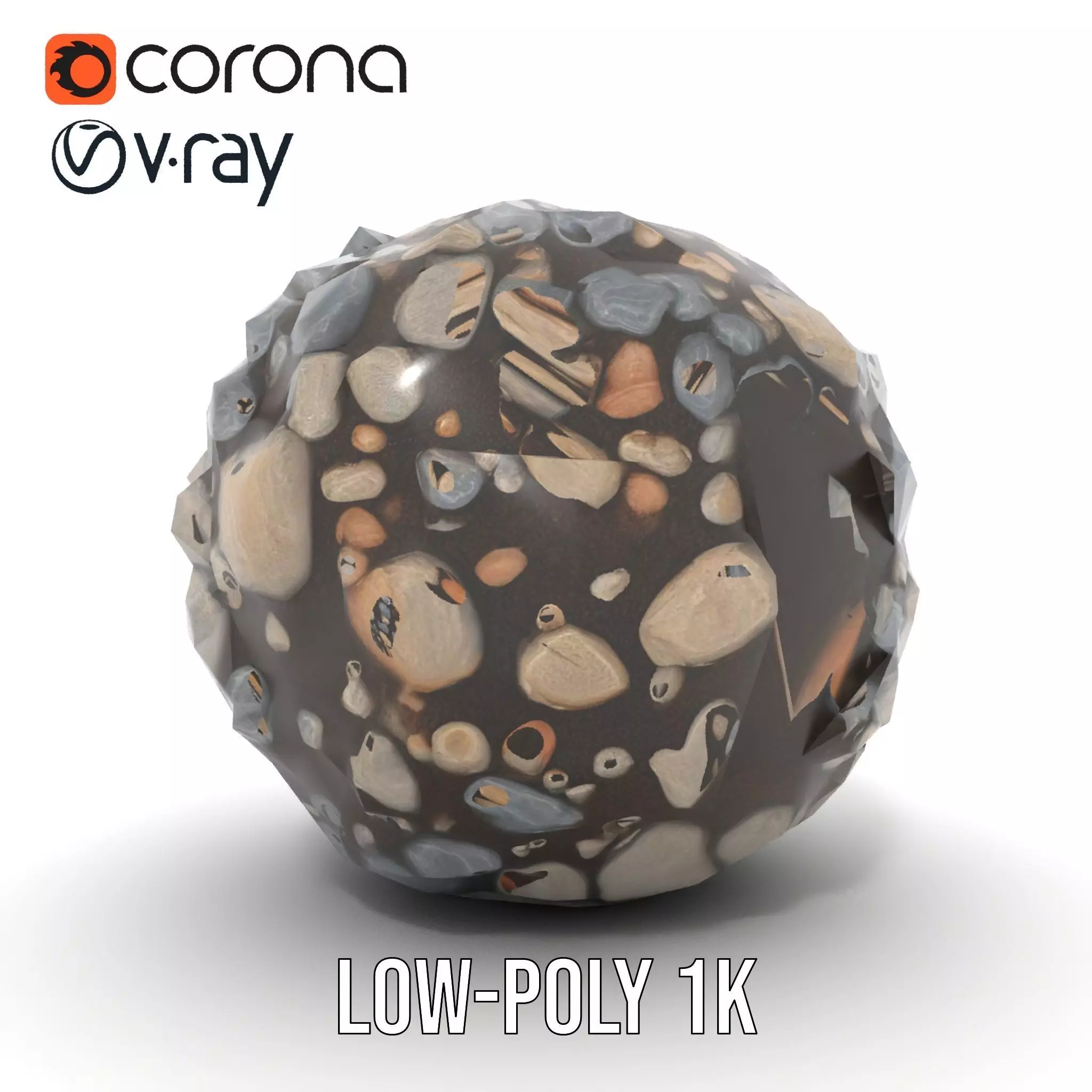 Pebble Stone Texture model pack Texture_28