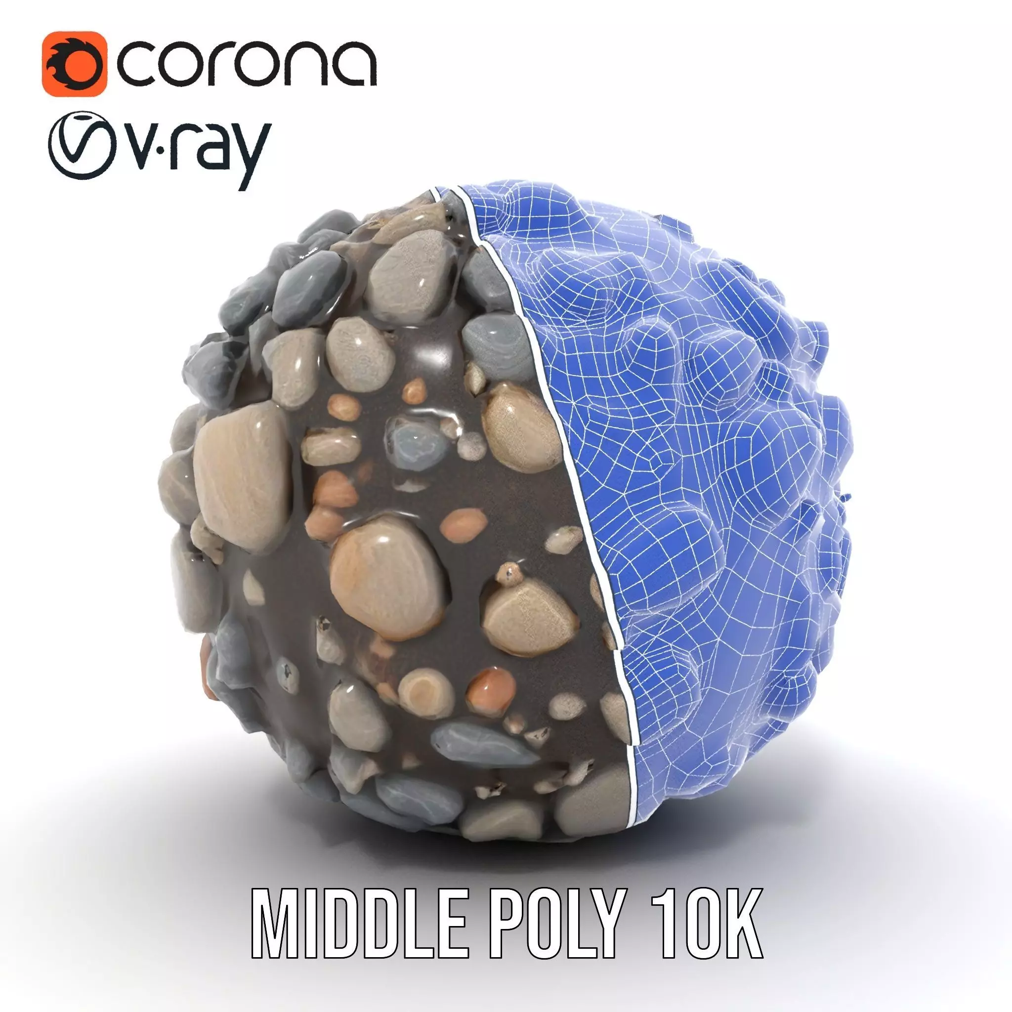 Pebble Stone Texture model pack Texture_21