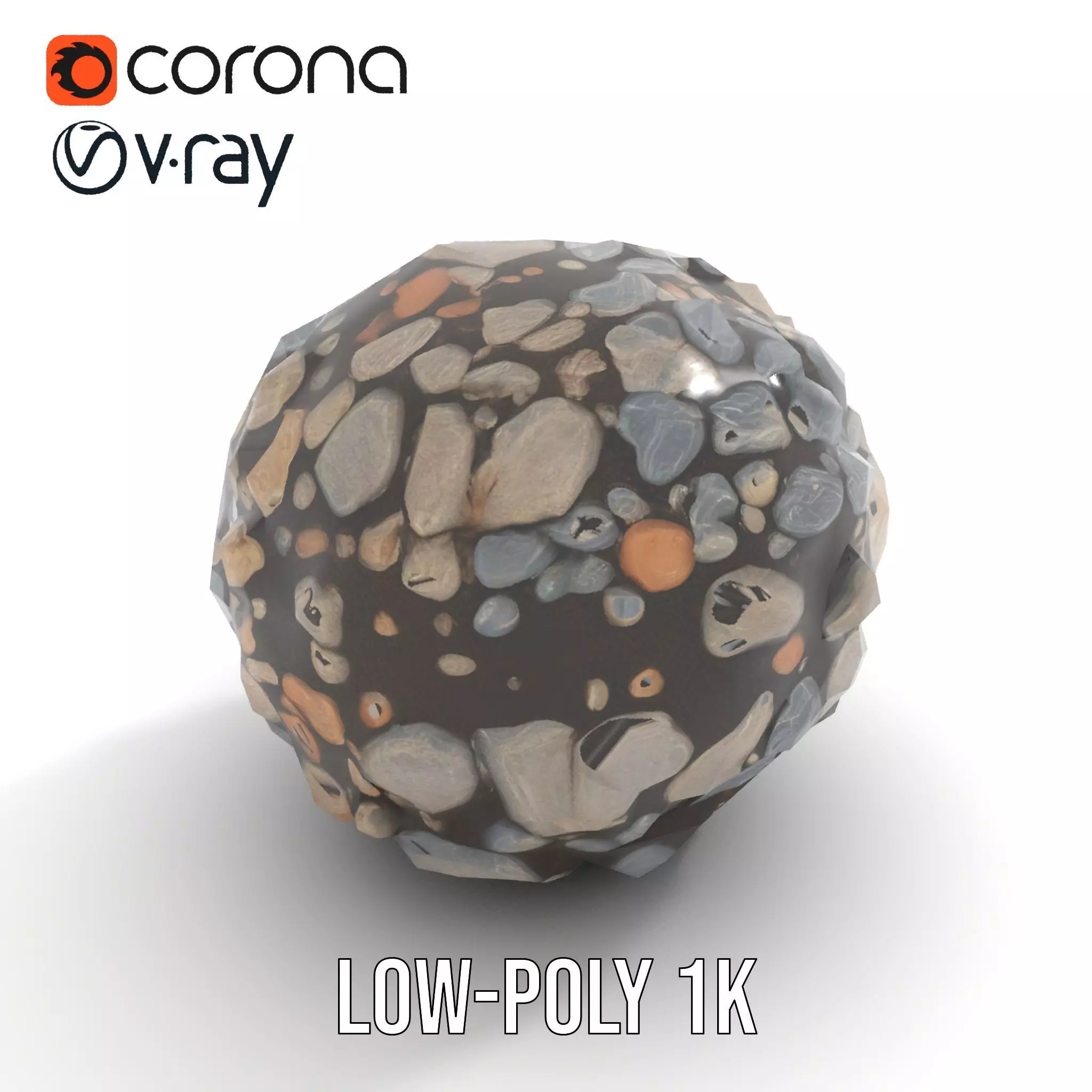 Pebble Stone Texture model pack Texture_7