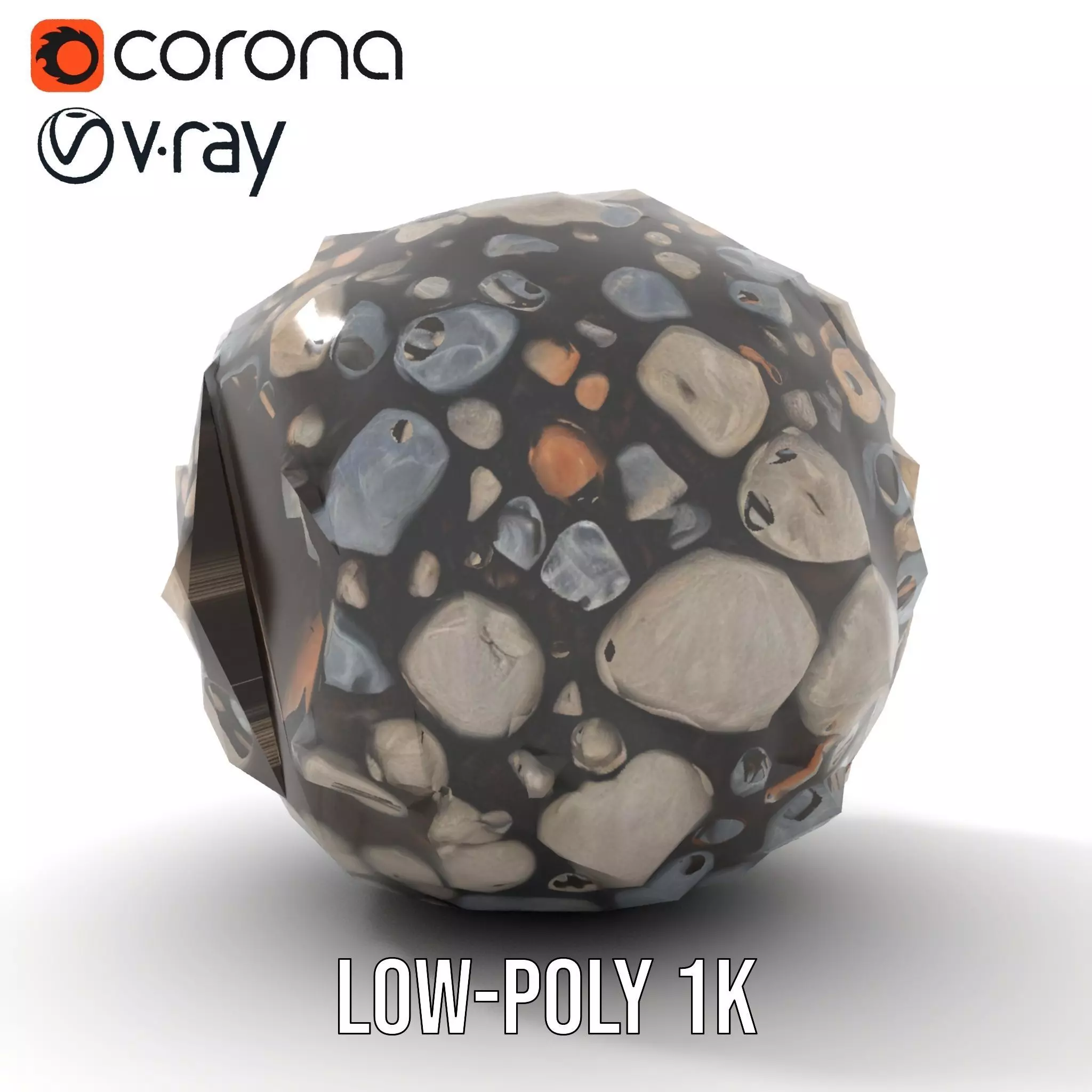 Pebble Stone Texture model pack Texture_17