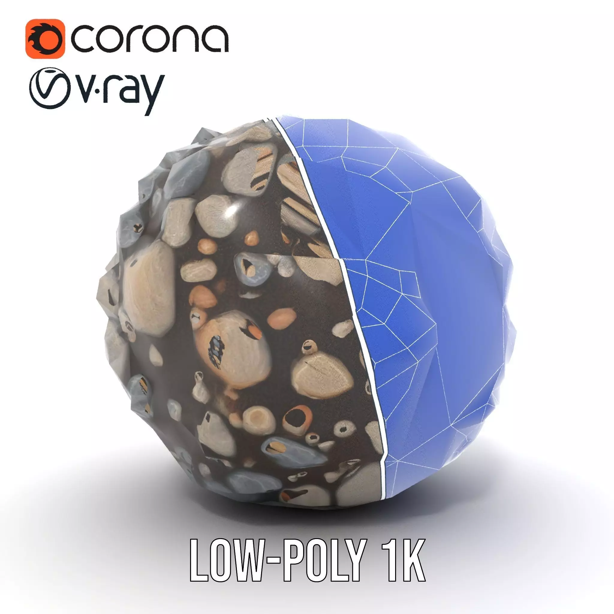 Pebble Stone Texture model pack Texture_22