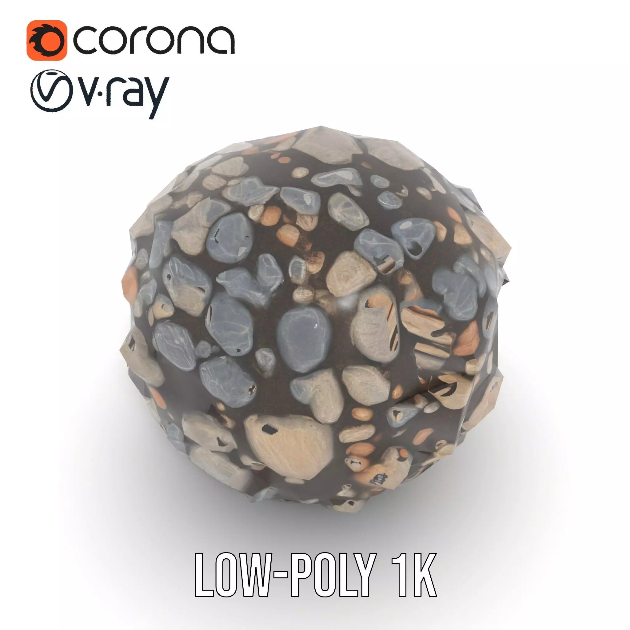 Pebble Stone Texture model pack Texture_14