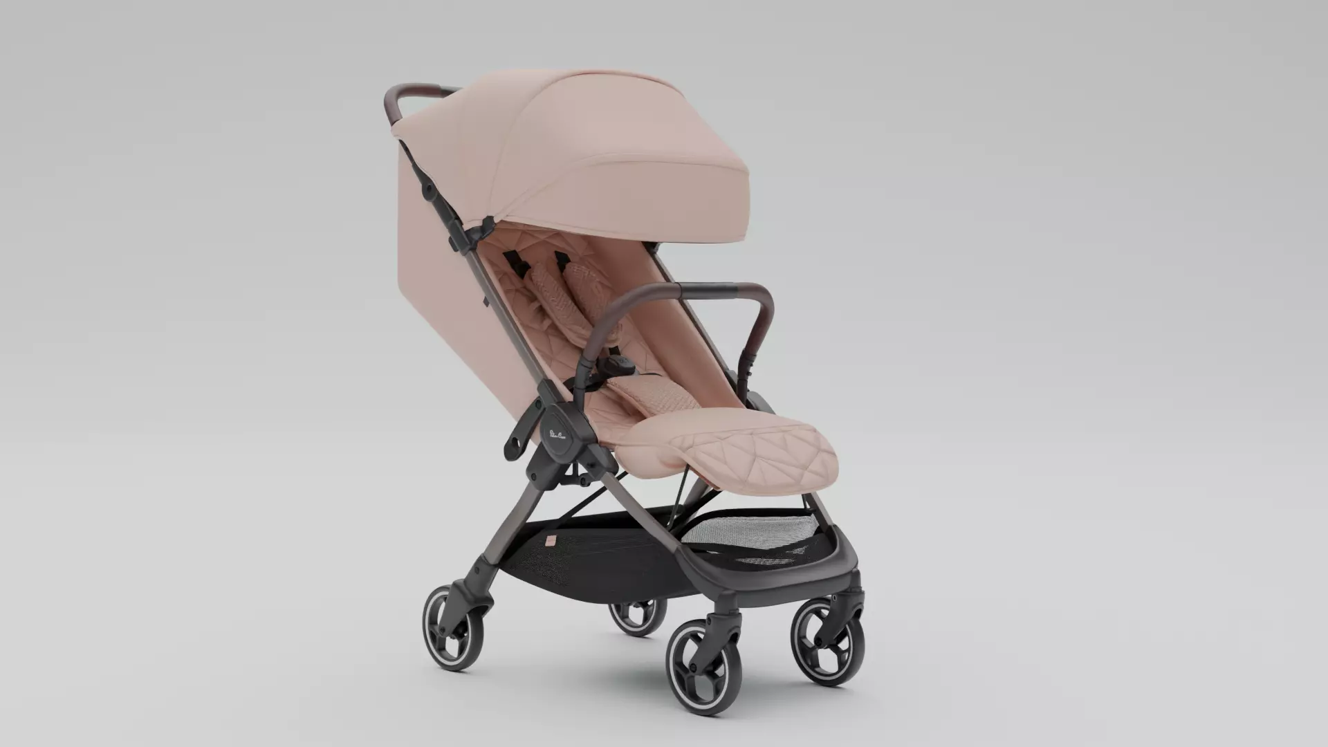 Baby Strollers Low-poly 3D model
