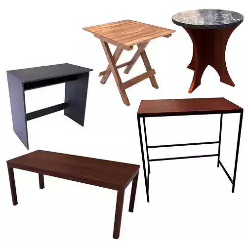 5 Table Mini Pack - Unique Collection Vol 2 5 Table Mini Pack - Unique Collection Vol 2