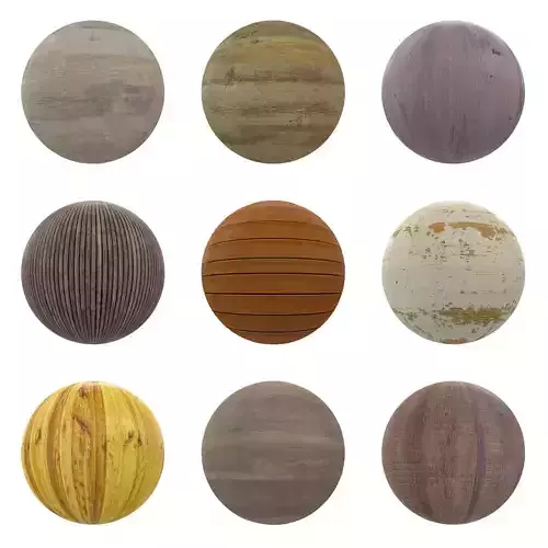 10 Seamless PBR Wood Textures  4K