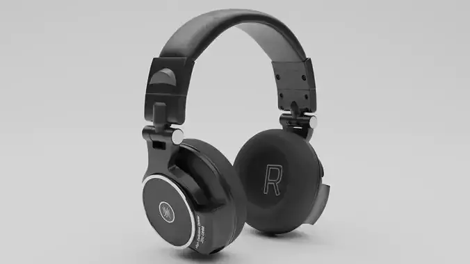 HeadPhone Low-poly 3D model