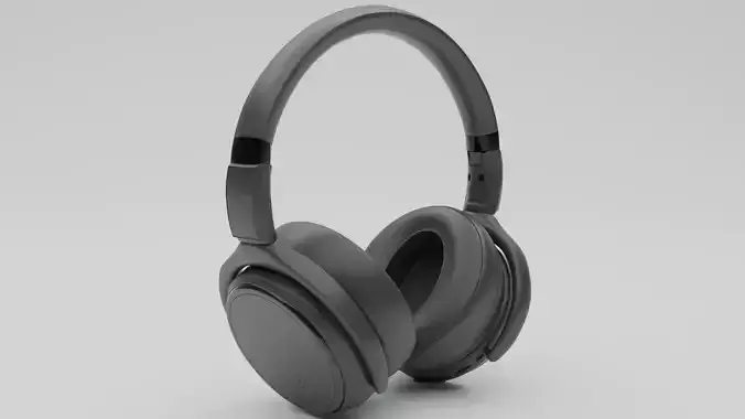 HeadPhone Low-poly 3D model