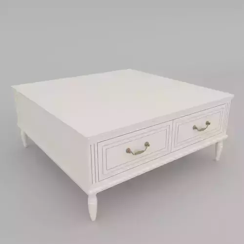 Classic Modern Square Coffee Table