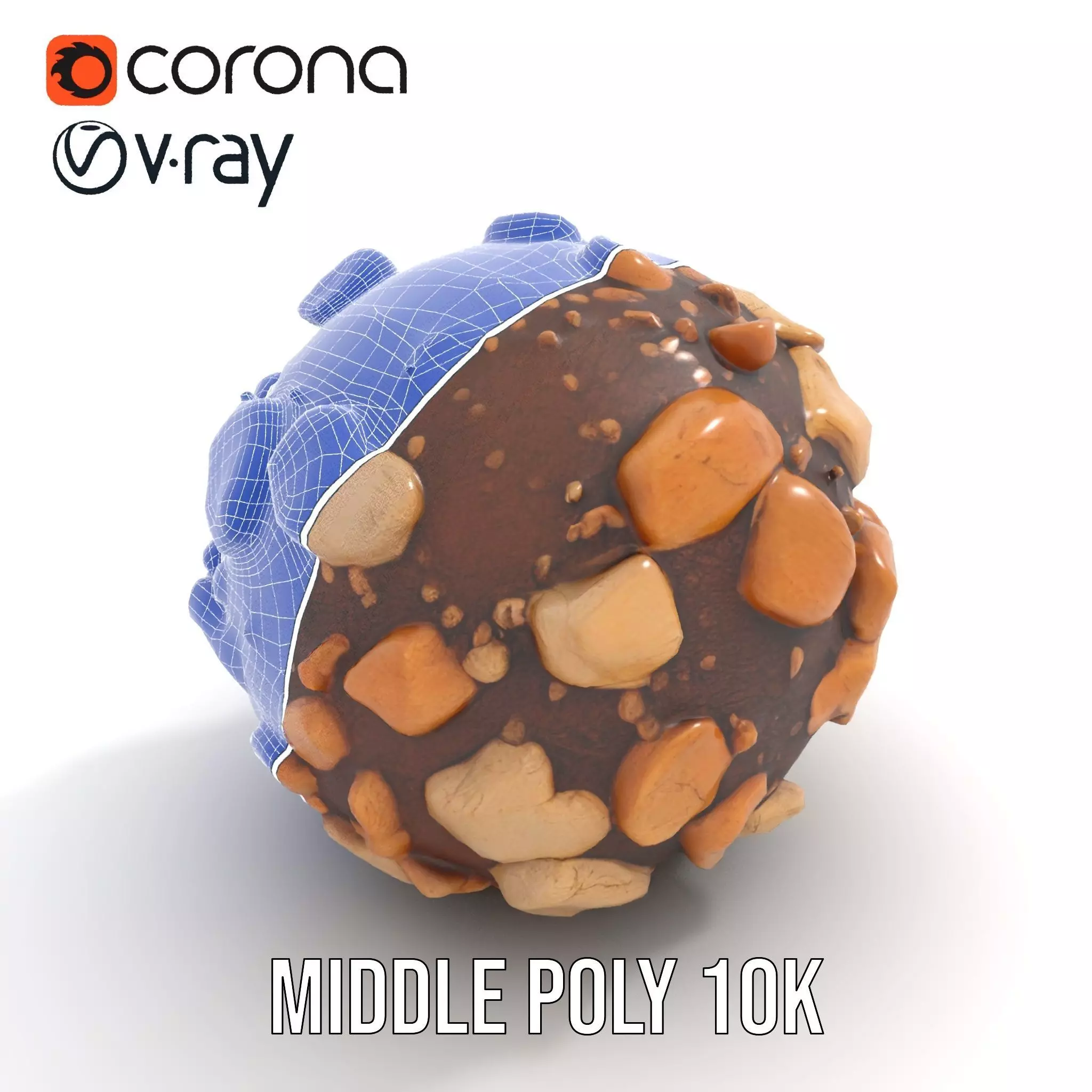 Rock Terrain Spherical model pack Texture_27