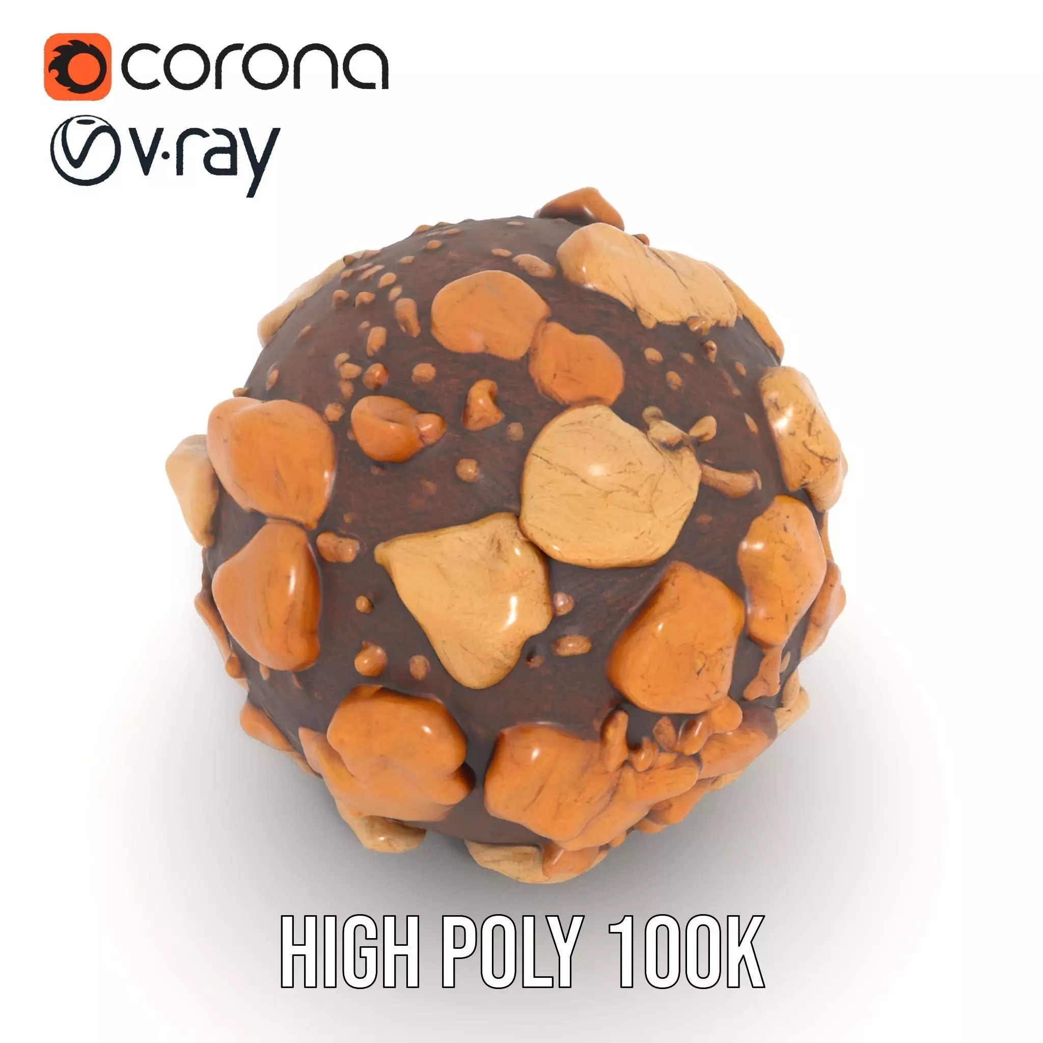 Rock Terrain Spherical model pack Texture_26