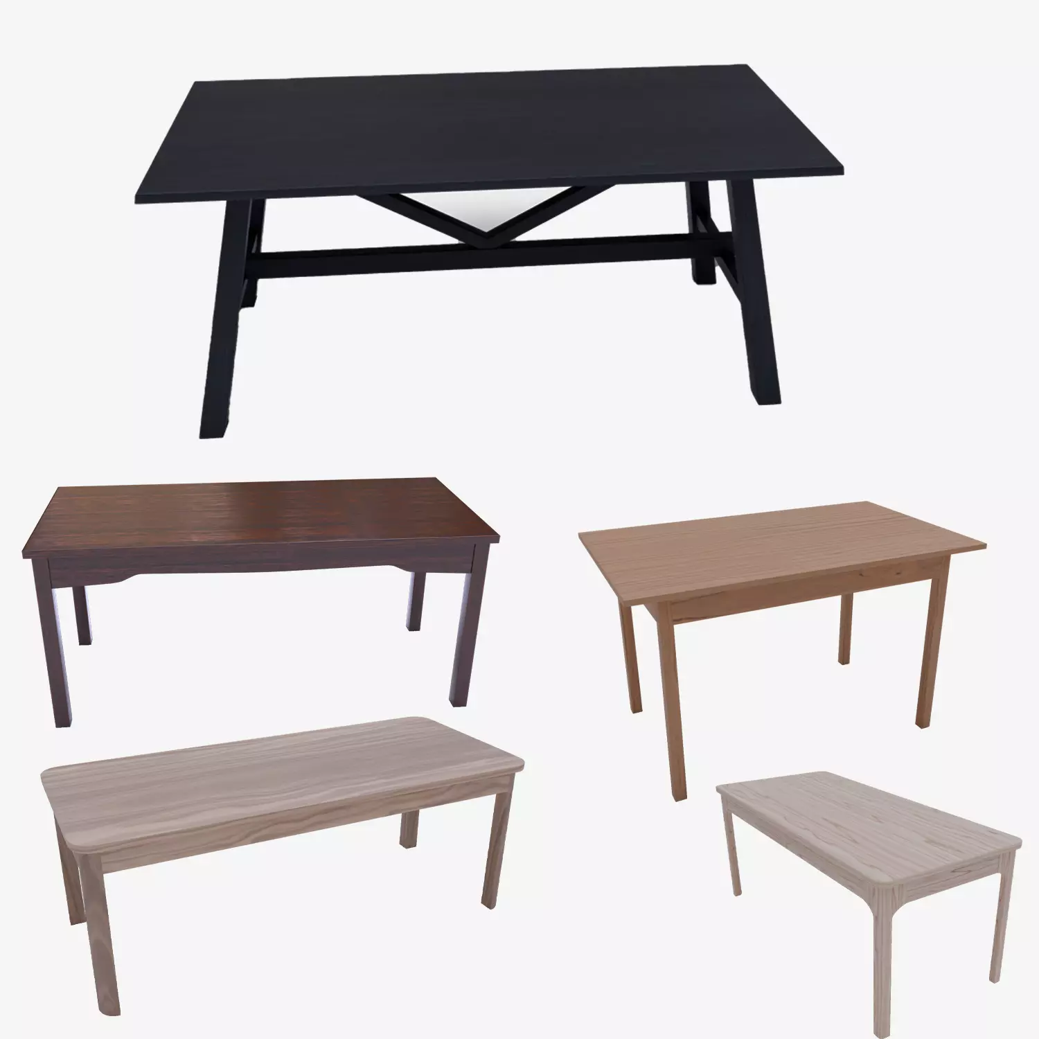 5 Dining Table Mini Pack - Unique Collection Vol 3 _0