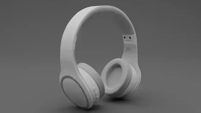 HeadPhone Low-poly 3D model