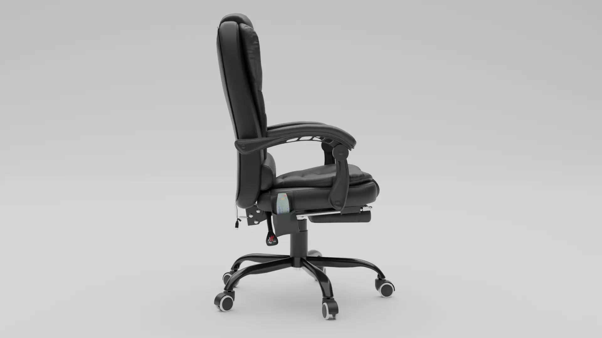 Office Chair Low-poly 3D model_7