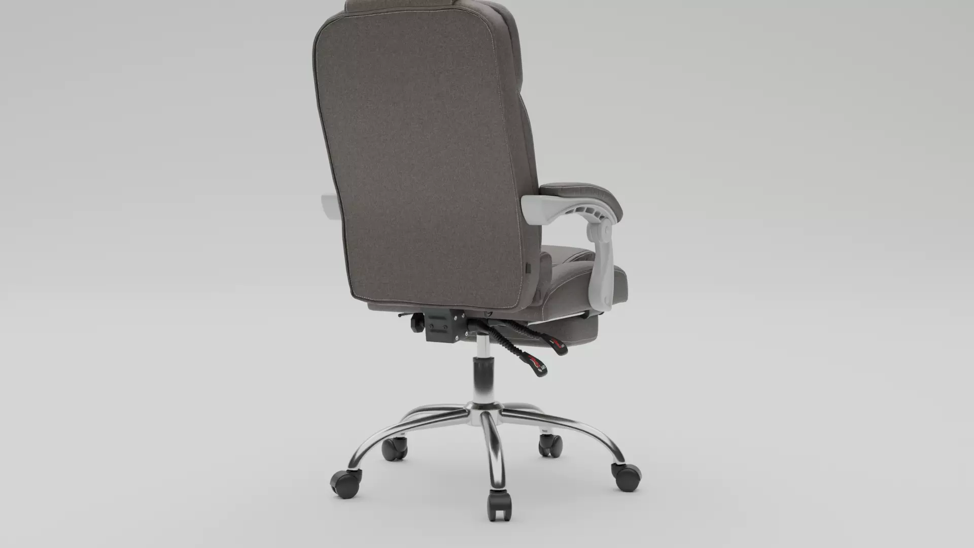 Office Chair Low-poly 3D model_4