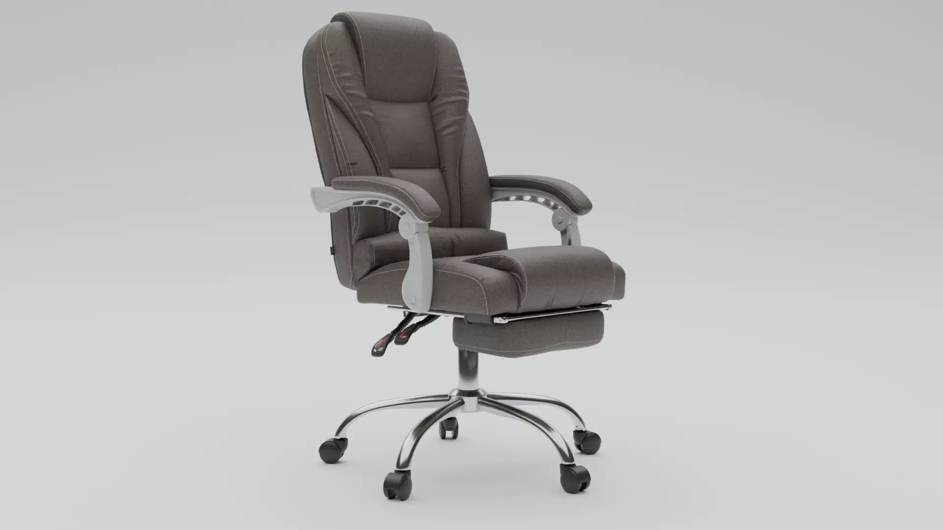 Office Chair Low-poly 3D model_0