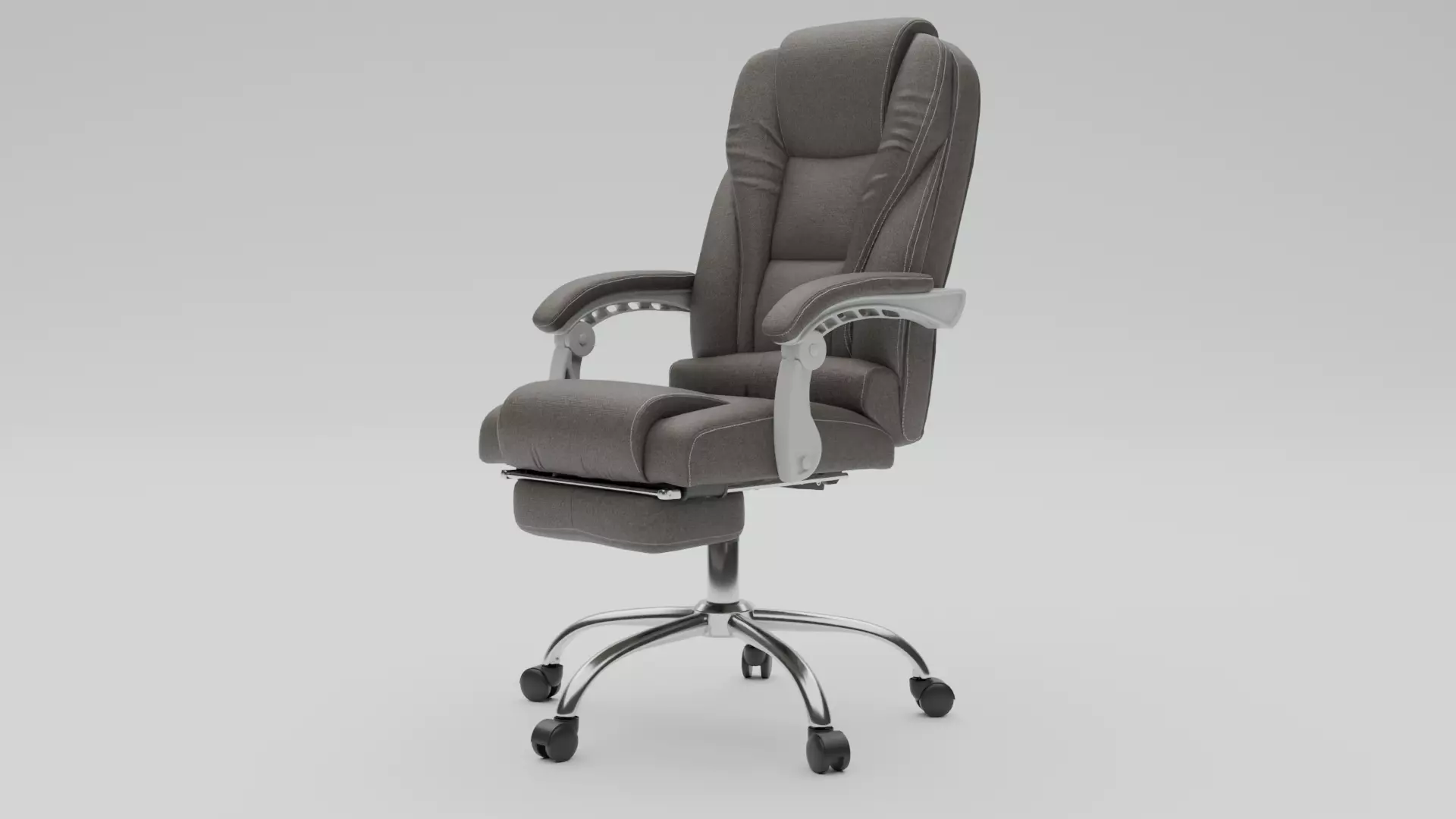 Office Chair Low-poly 3D model_7
