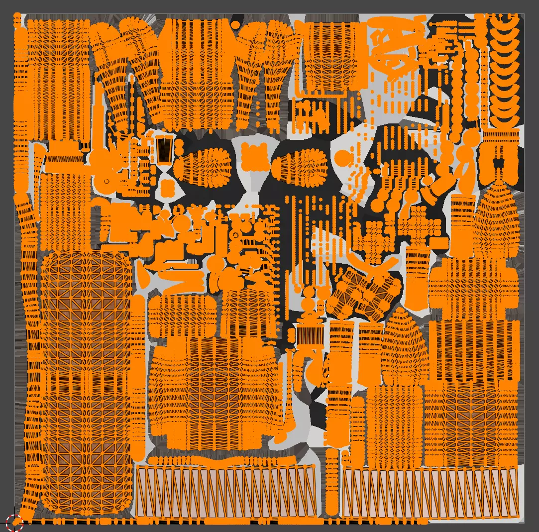 Office Chair Low-poly 3D model_9