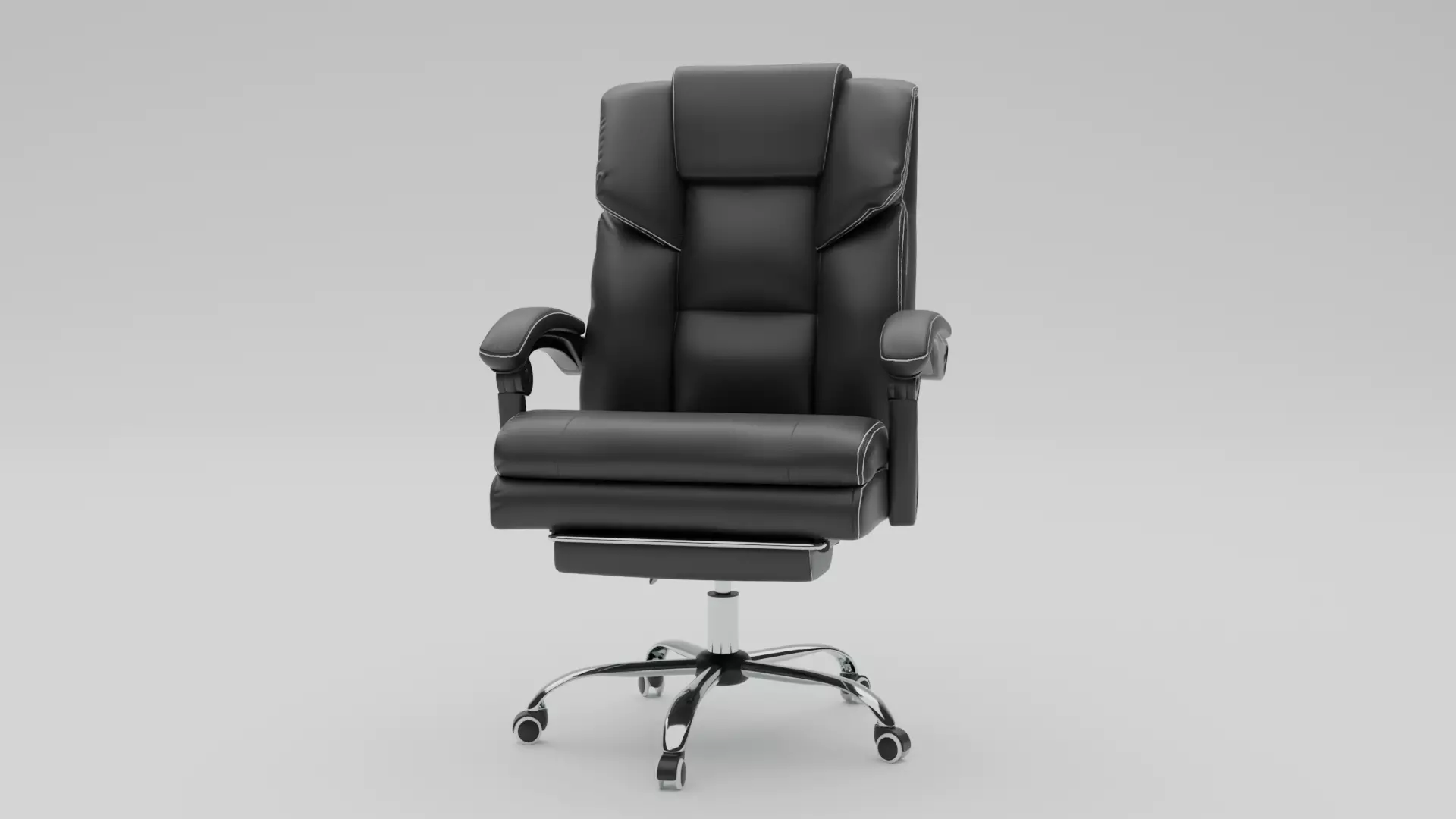 Office Chair Low-poly 3D model_8