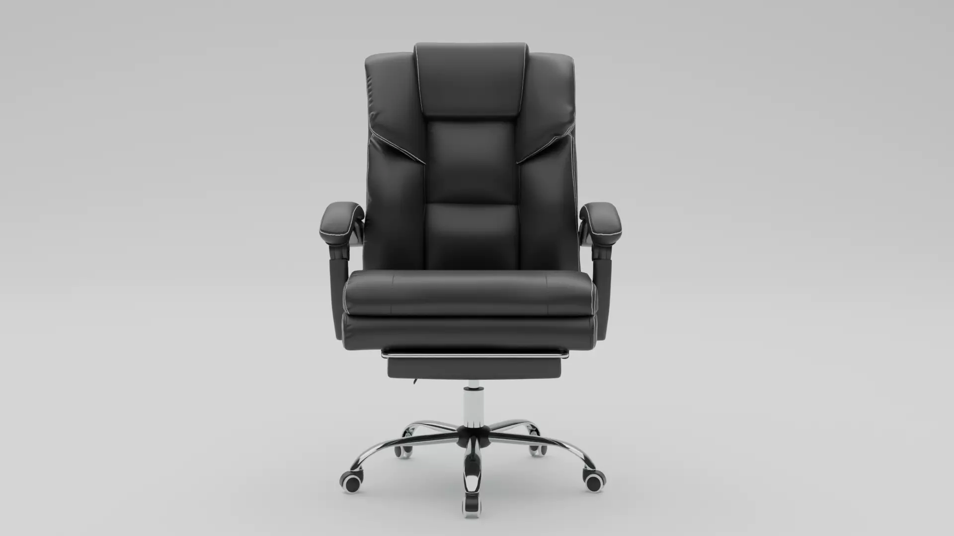 Office Chair Low-poly 3D model_1